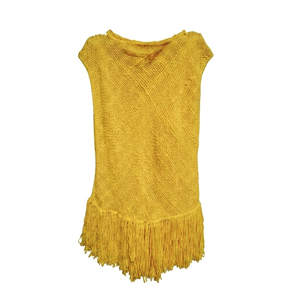 Vestido corto color Amarillo WITRAL