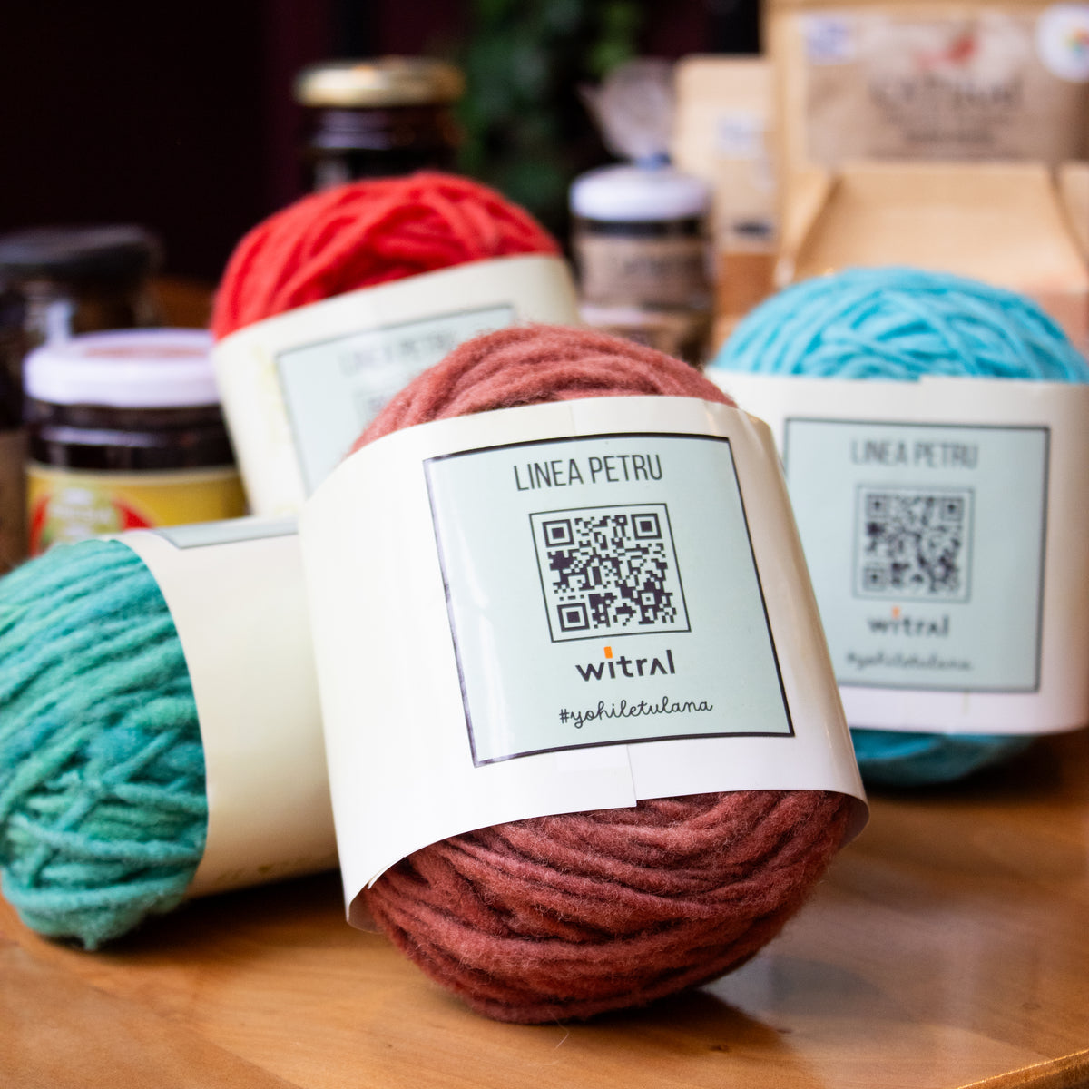 Lana Petru color Ladrillo 100g WITRAL