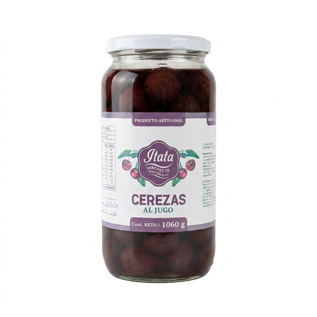 Cerezas al jugo - Itata Sabores de Portezuelo
