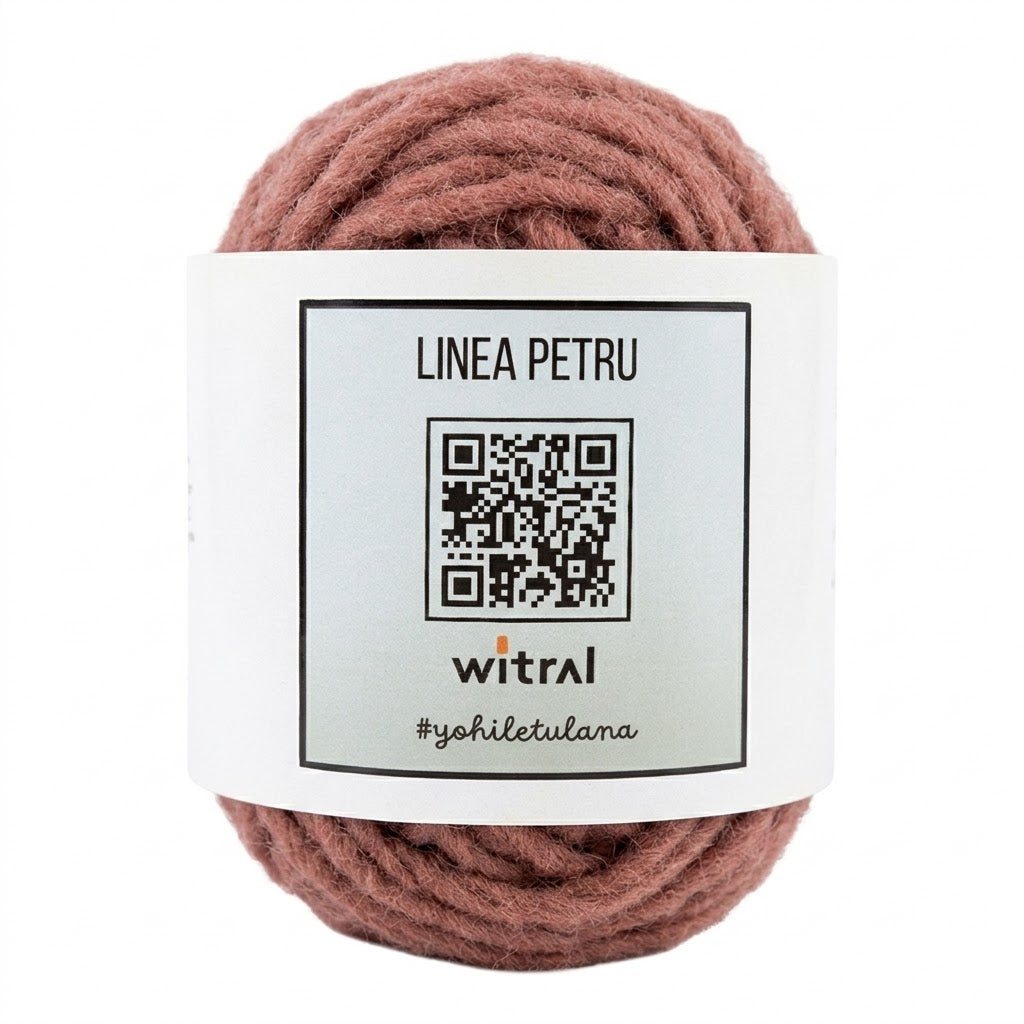 Lana Petru color Ladrillo 100g WITRAL