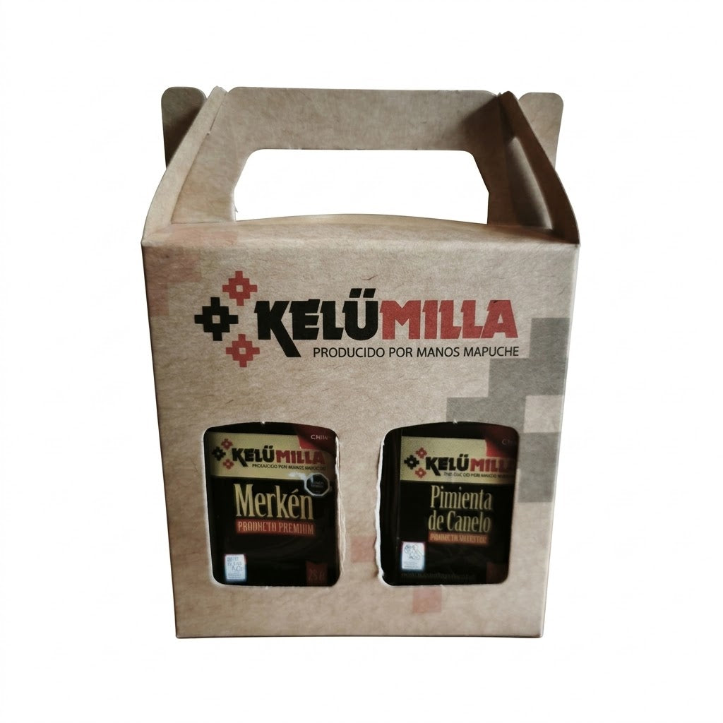 Pack Merkén - Pimienta de Canelo 25g c/u Kelu Milla