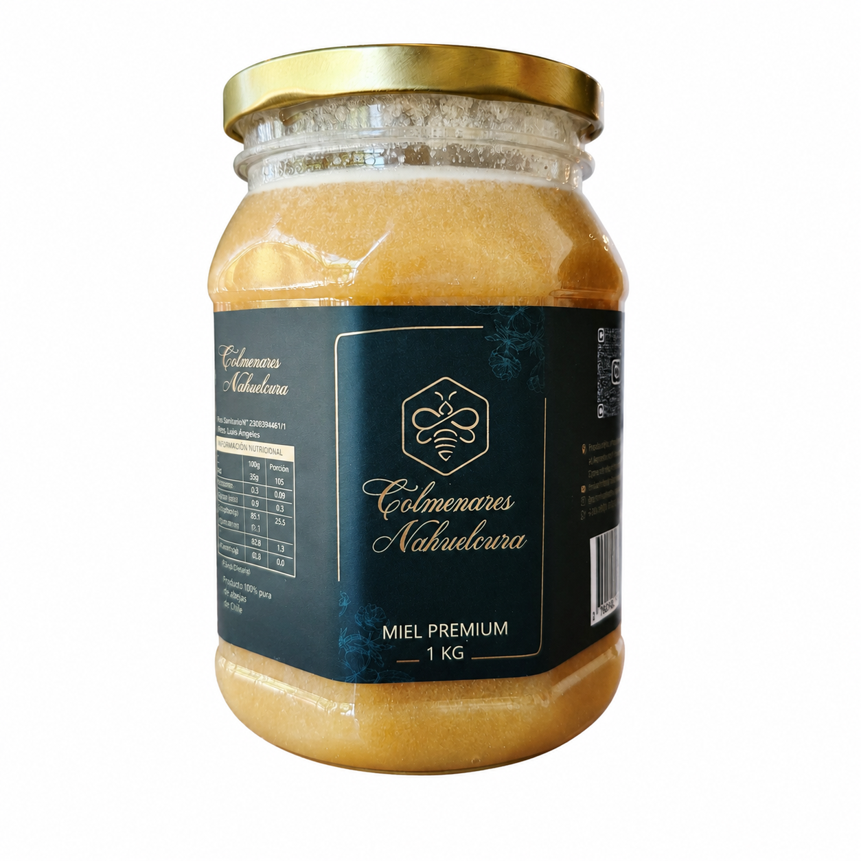 Miel Multifloral Premium 1kg Colmenares Nahuelcura