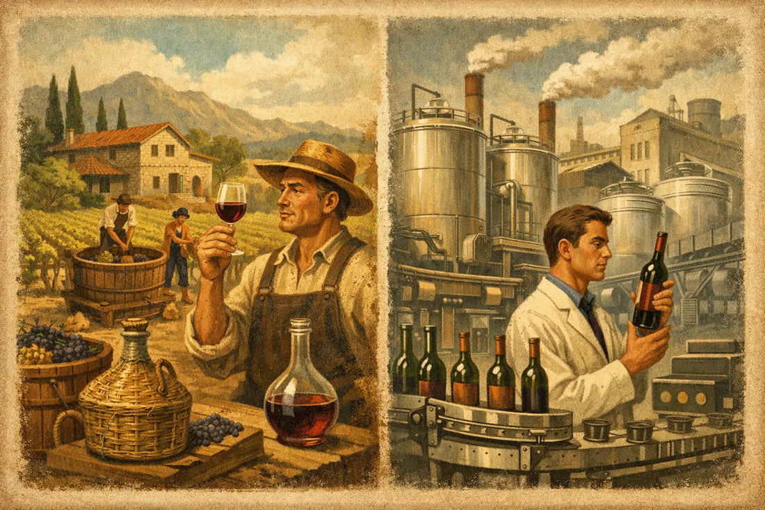 Vino patrimonial versus vino industrial ¿qué elegir?