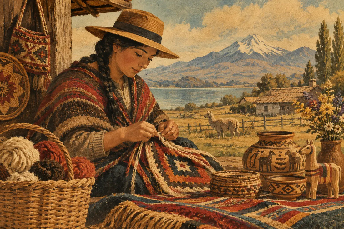 Artesanías chilenas con identidad rural viva