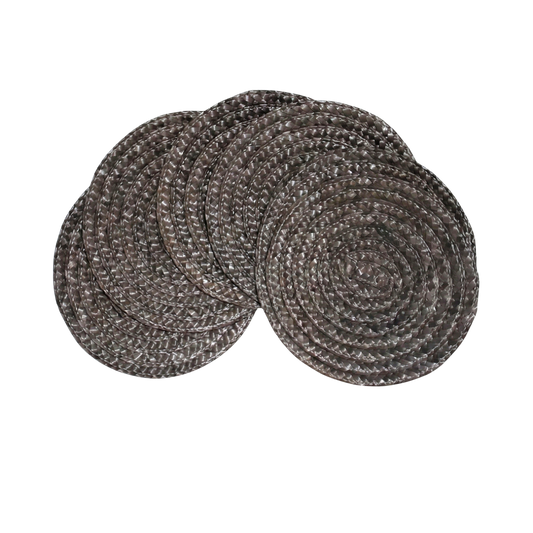 Posavasos Mimbre Negro