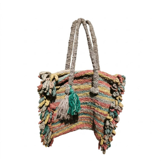 Bolso Multicolor fondo Café WITRAL