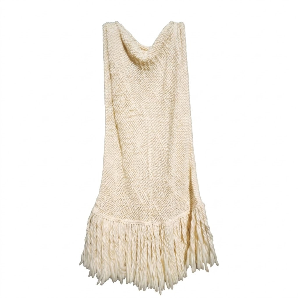 Vestido corto color Crudo WITRAL