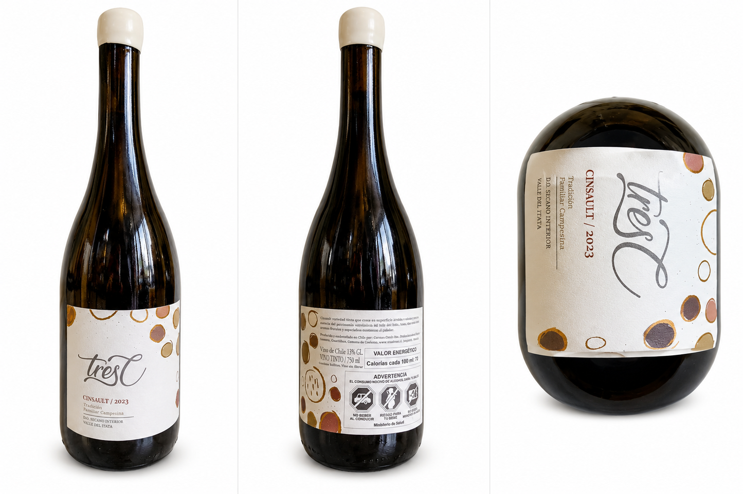 Vino Tinto Cinsault Viña TresC 2023