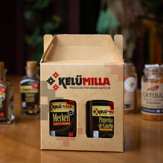 Pack Merkén - Pimienta de Canelo 25g c/u Kelu Milla