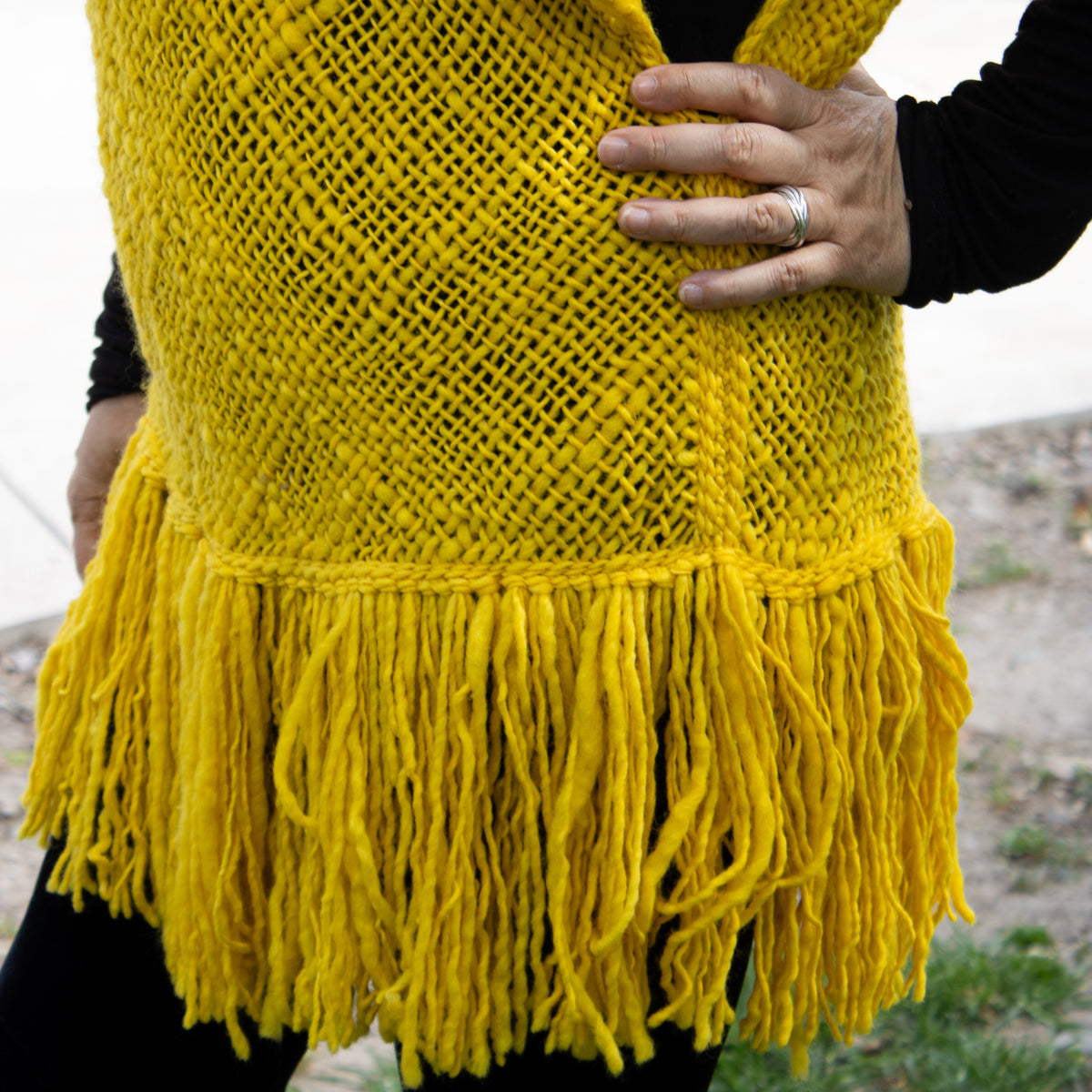 Vestido corto color Amarillo WITRAL