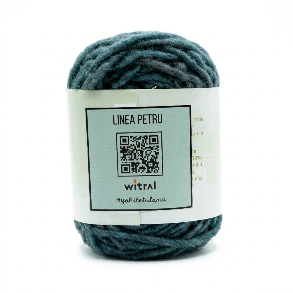 Lana Petru Azul Piedra 100g WITRAL