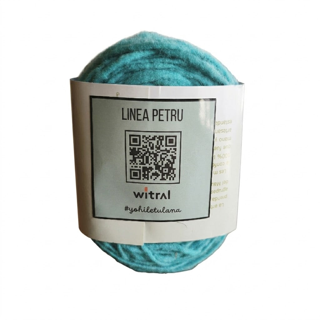 Lana Petru Turquesa 100g WITRAL