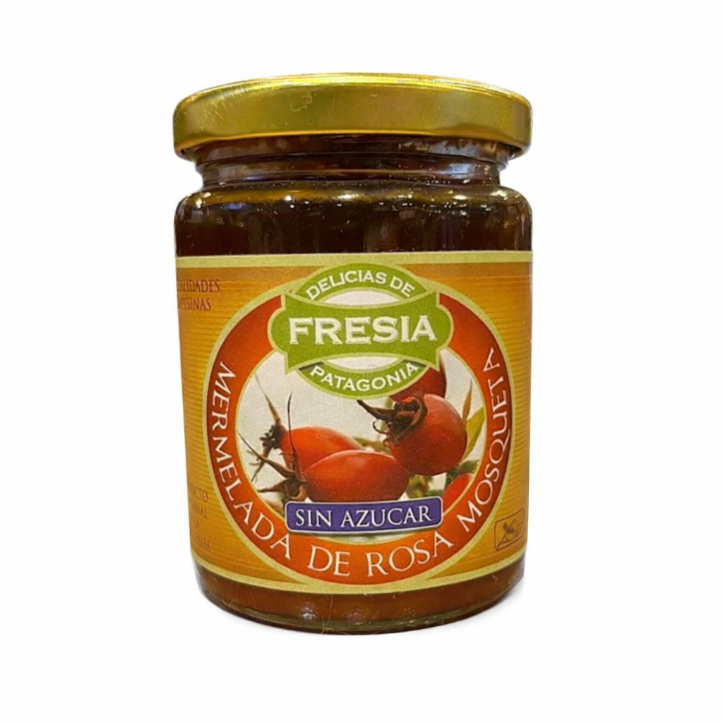 Mermelada Rosa Mosqueta sin azúcar Delicias de Fresia 250gr