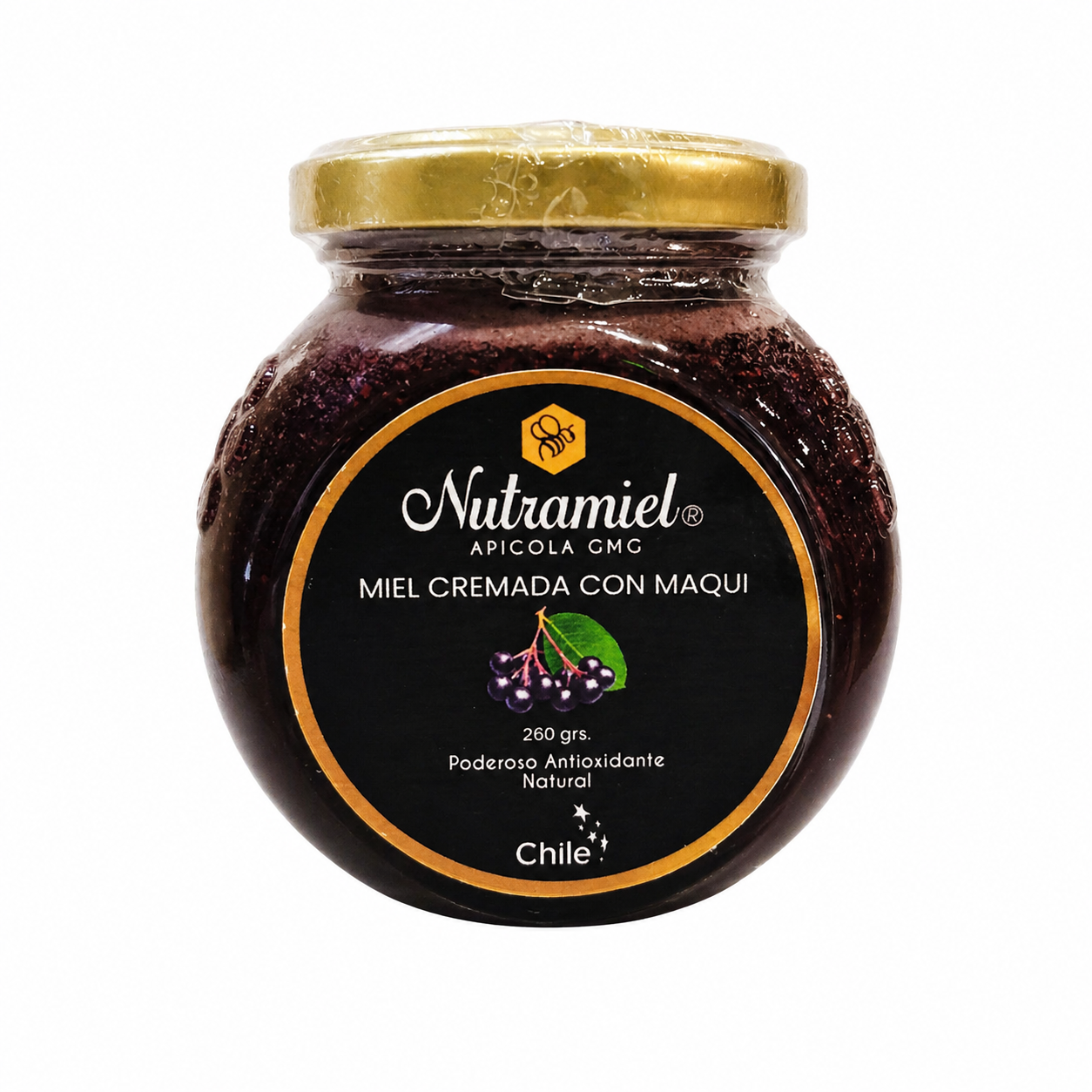 Miel Cremada con Maqui 260g Nutramiel