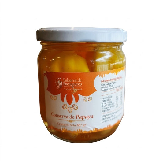 Conserva de Papaya - Sabores de Buchupureo