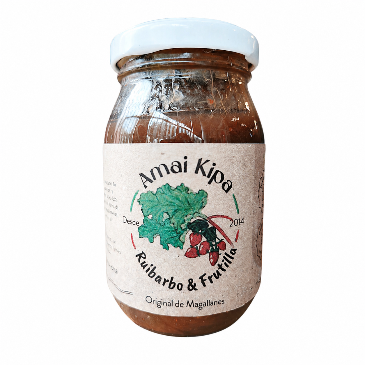 Mermelada Ruibarbo & Frutilla 200g Amai Kipa