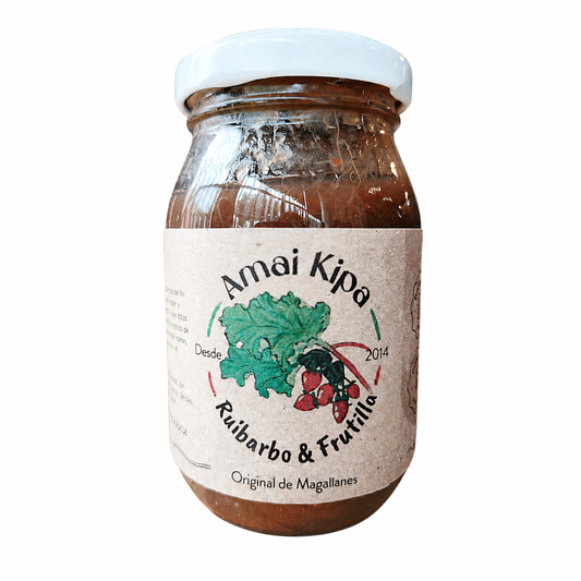 Mermelada Ruibarbo & Frutilla 200g Amai Kipa